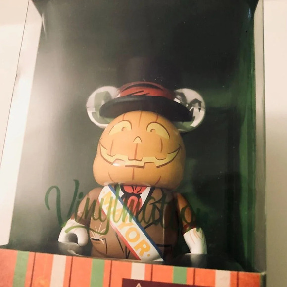 2013 Disney Halloween Mayor Scarecrow Vinylmation Pumpkin Figure - Picture 9 of 12